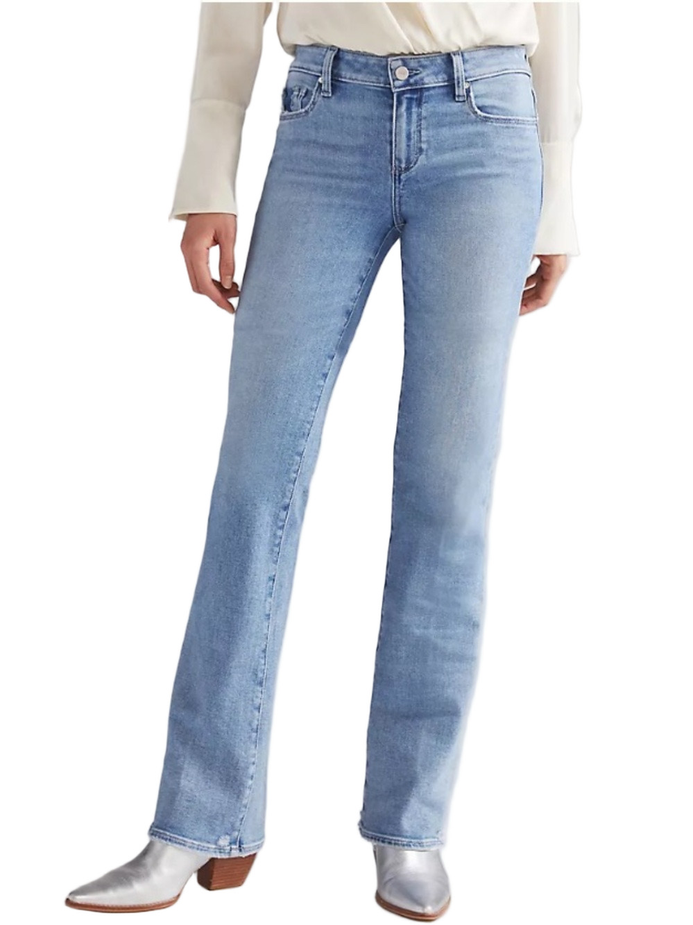 Paige Sloane Low-rise Bootcut Jeans Size 27